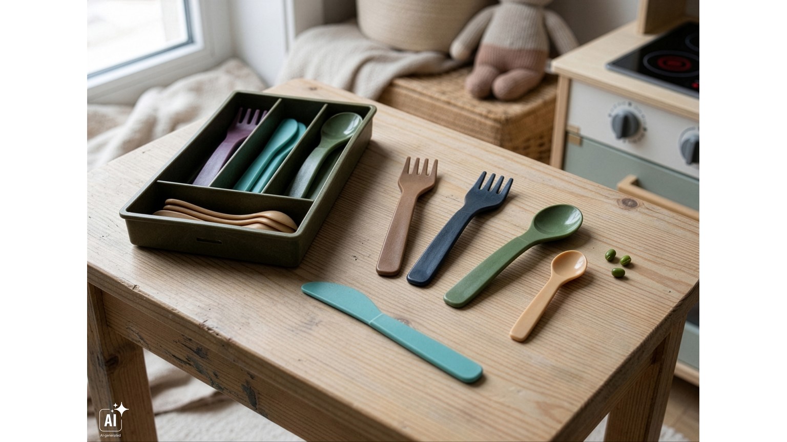 Green Bean Besteck-Set 17-teilig